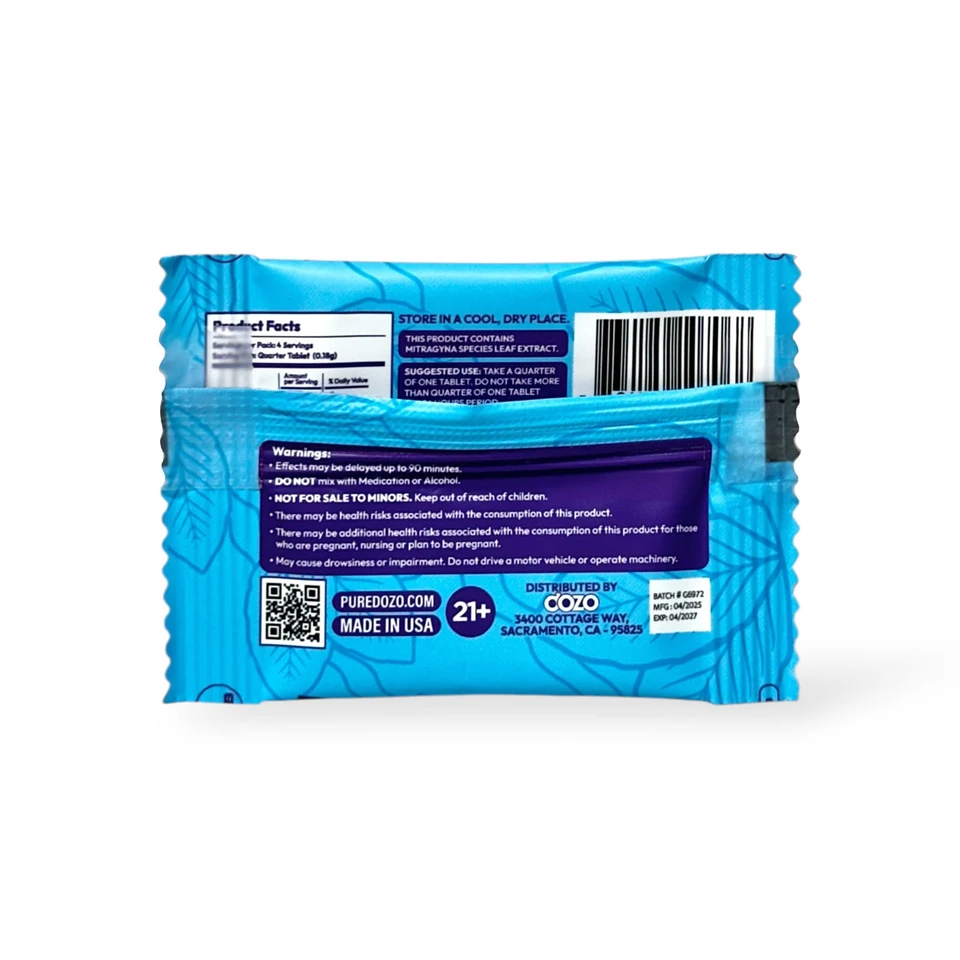 Dozo Perks 7-hydroxymitragynine Mello Blend Chill Berry 35mg Per Tablet - Image 2